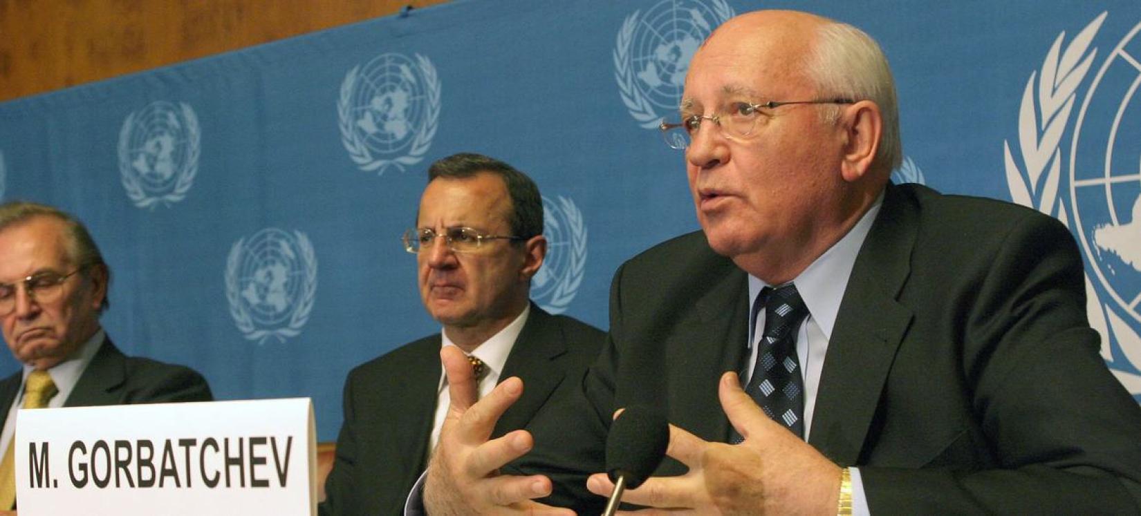 Secretário Geral Da Onu Enaltece Mikhail Gorbachev Por Defesa Da Paz As Nações Unidas No Brasil 